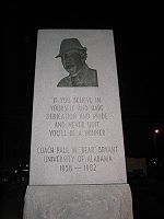 Bear Bryant Quotes, Quotations, Sayings, Remarks and Thoughts